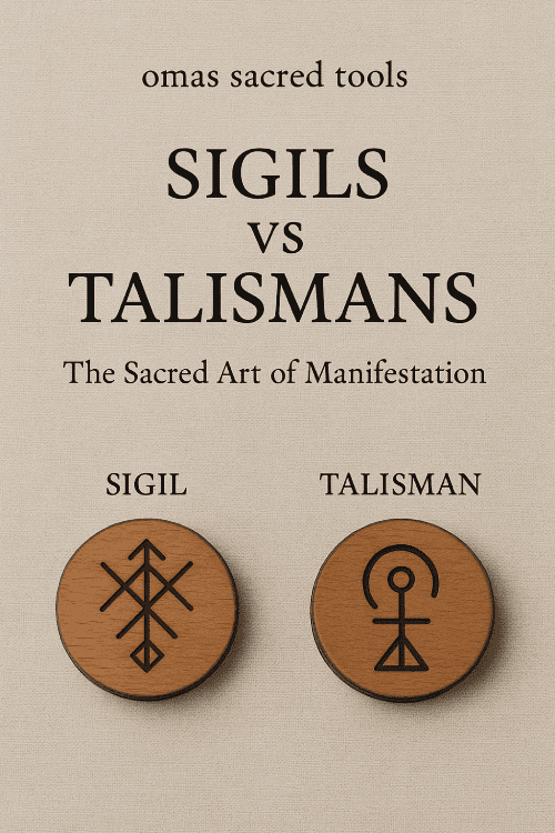 Sigils vs Talismans: The Sacred Art of Manifestation. Oma's Design