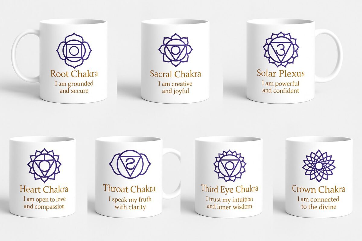 Chakra Healing Mug Collection Oma's Design