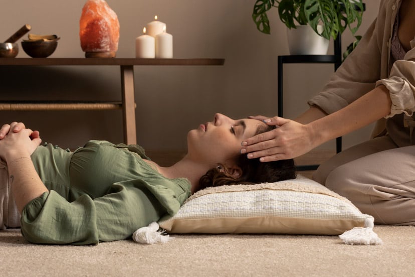 prepare for a reiki healing session