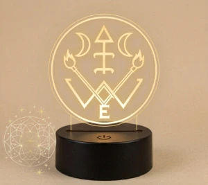 Personalized Spiritual Lamp | Custom Made Energy Frequency Lamp