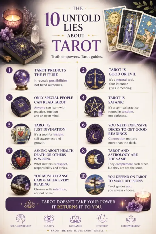 10 Tarot Myths Most People Still Believe