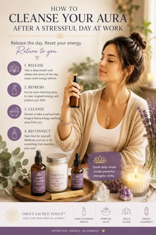 How to Cleanse Your Aura After a Stressful Day at Work