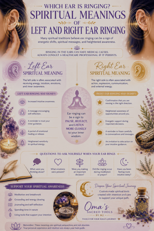 Left and Right Ear Ringing Spiritual Meaning