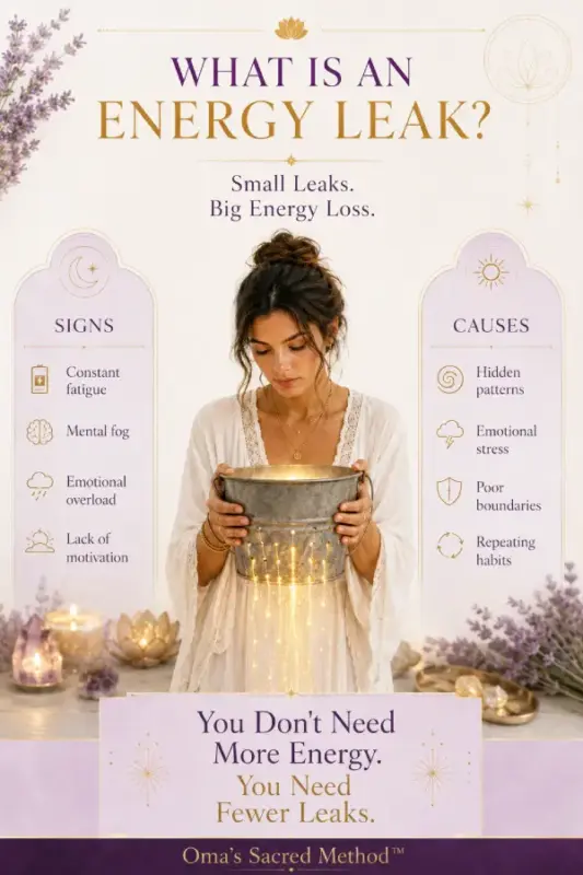 What Is an Energy Leak? Why You Feel Drained Every Day