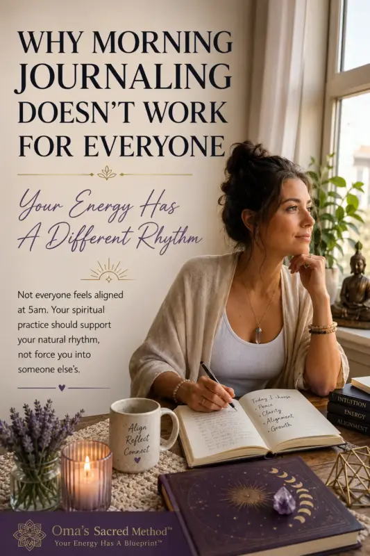 Why Morning Journaling and Meditation Don't Work for Everyone