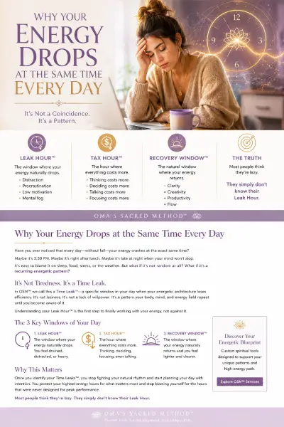 Why Your Energy Drops at the Same Time Every Day