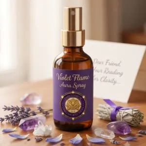 custom violet flame spray