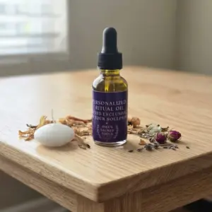 personalized ritual oil set omas sacred method