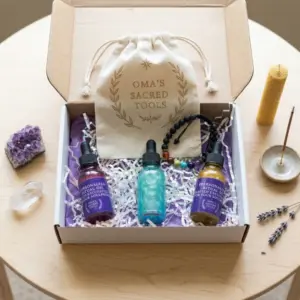 personalized ritual oil set omas sacred method