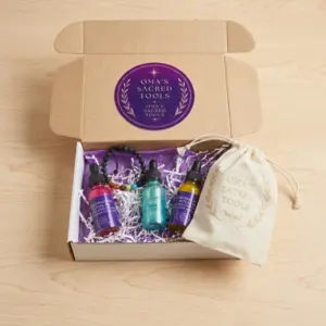 personalized ritual oil set omas sacred method