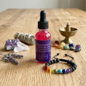 personalized ritual oil set omas sacred method