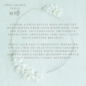 Intention Ritual Oil Rollerball, Oma's Sacred Tools by MJ