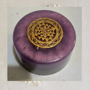 Sacred Geometry Energy Disc _ One-of-a-Kind Handcrafted Energy To