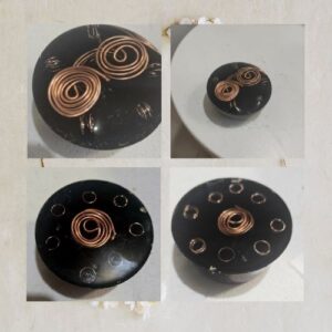 Sacred Geometry Energy Disc _ One-of-a-Kind Handcrafted Energy To