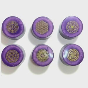 Sacred Geometry Energy Disc _ One-of-a-Kind Handcrafted Energy To