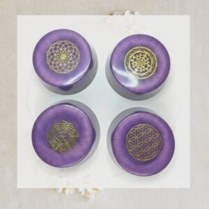 Sacred Geometry Energy Disc _ One-of-a-Kind Handcrafted Energy To