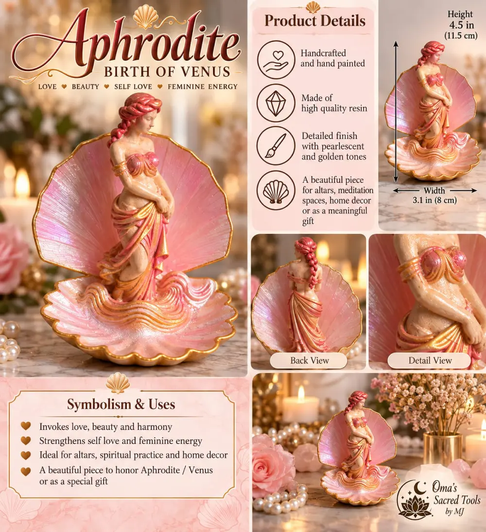 Aphrodite Birth of Venus Goddess Statue