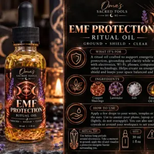 Alternative view of EMF Protection Ritual Oil – Copper, Lavender & Grounding – 1 oz