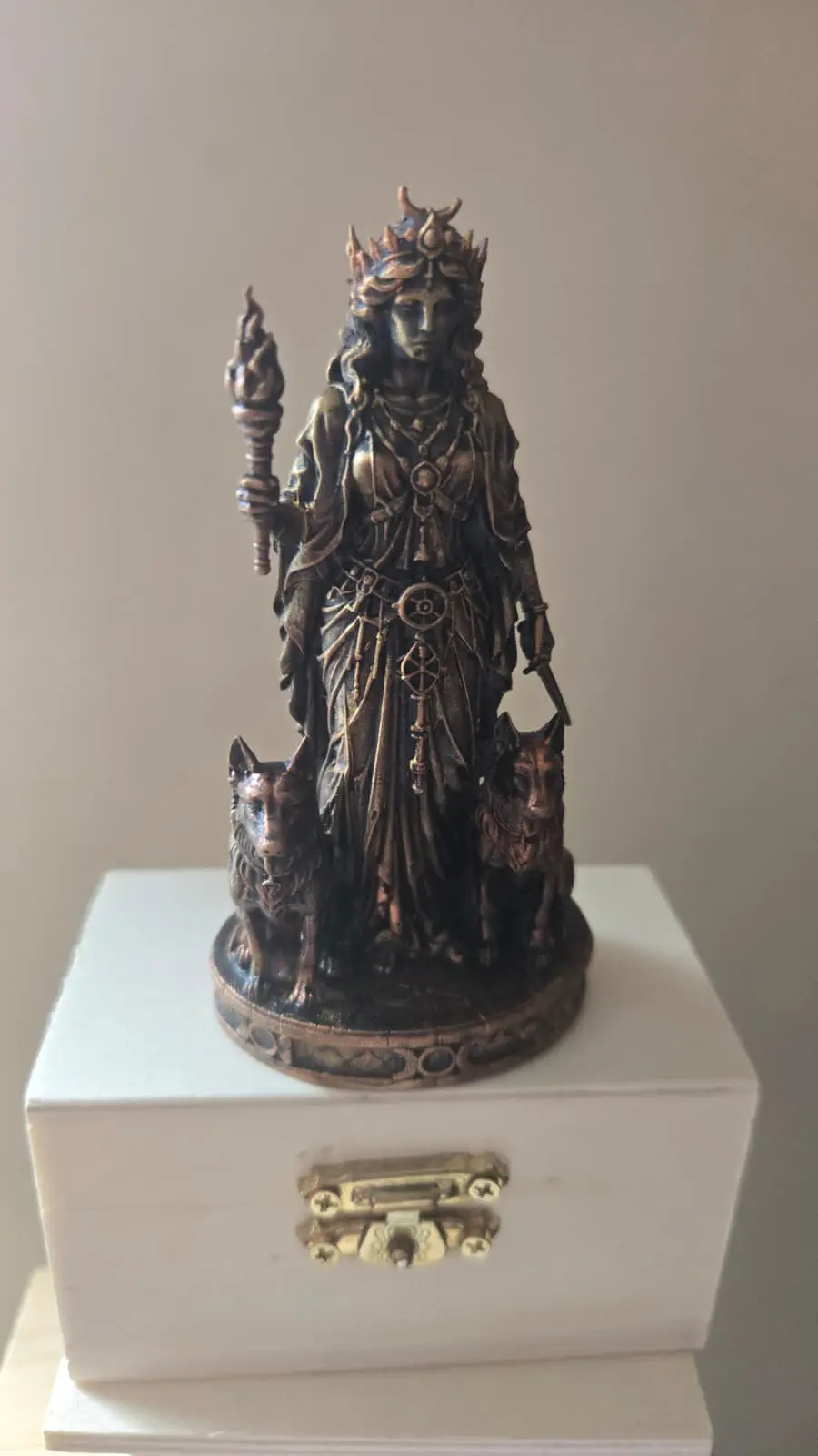 Hecate Goddess Statue 4 Inch | Witchcraft Altar Decor - Image 3