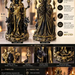 Hecate Triformis Statue
