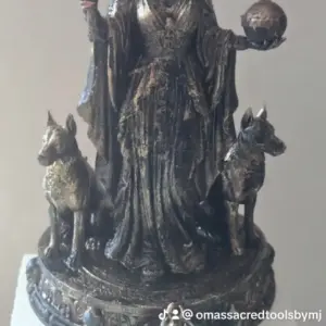 Alternative view of Large Hecate Goddess Statue 6.7 Inch | Altar Decor