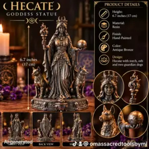 Large Hecate Goddess Statue