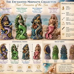Hand Painted Mermaid Figurines