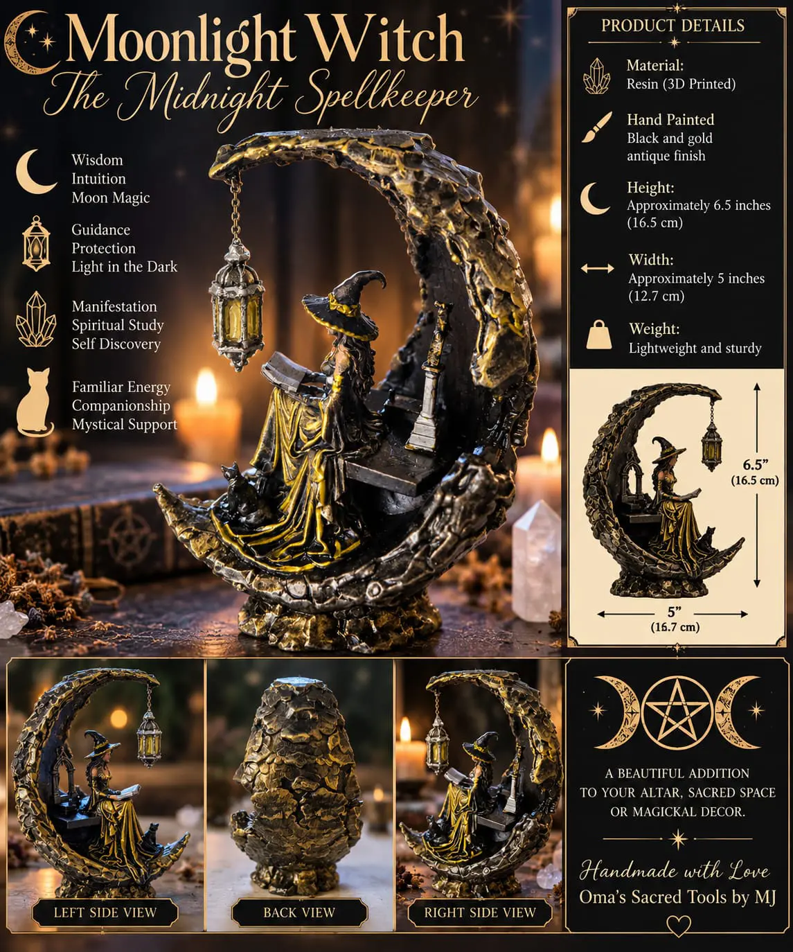 Moonlight Witch Statue