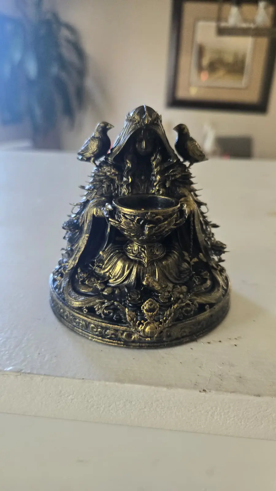 Raven Witch Mini Spell Jar Holder