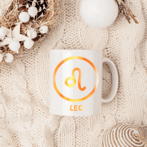 Custom Astrology Mug with Natal Chart & Zodiac Sign Oma's Design