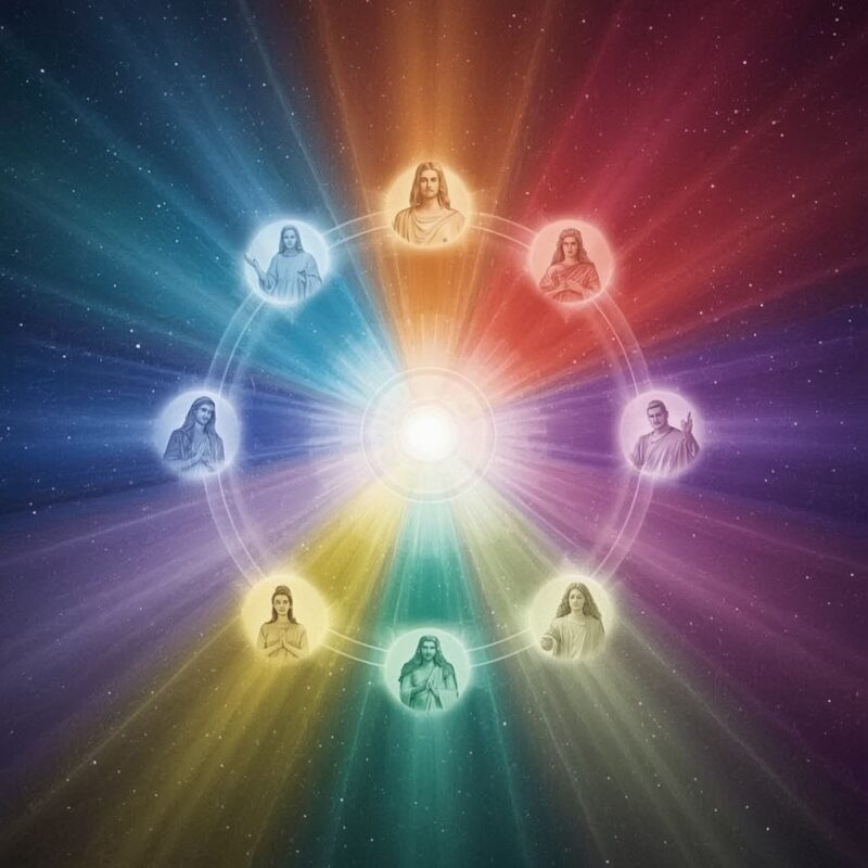 The 7 Rays and the 7 Ascended Masters Oma's Design