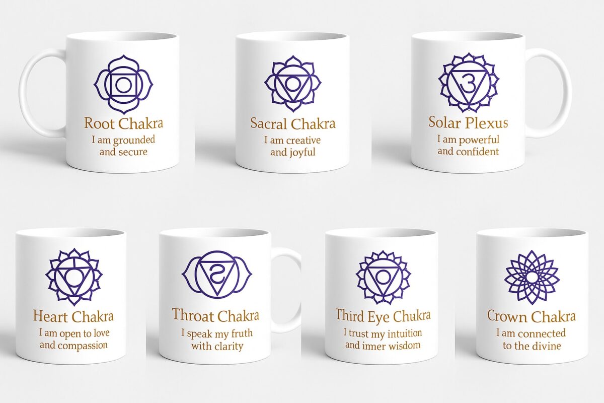 Chakra Healing Mug Collection Oma's Design