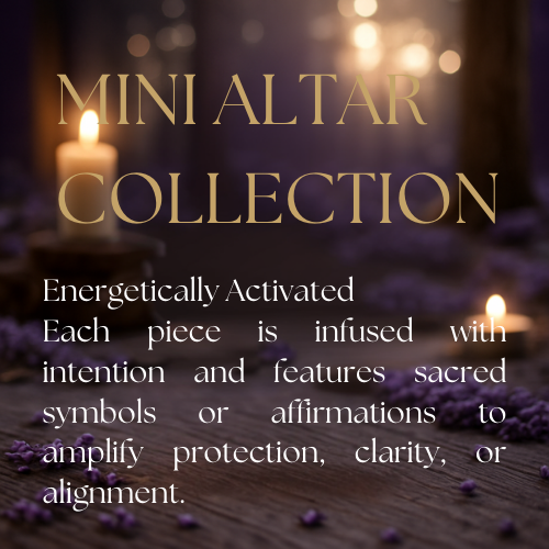 Altar Acrylic Disc – Engraved Protection Symbols - Image 16