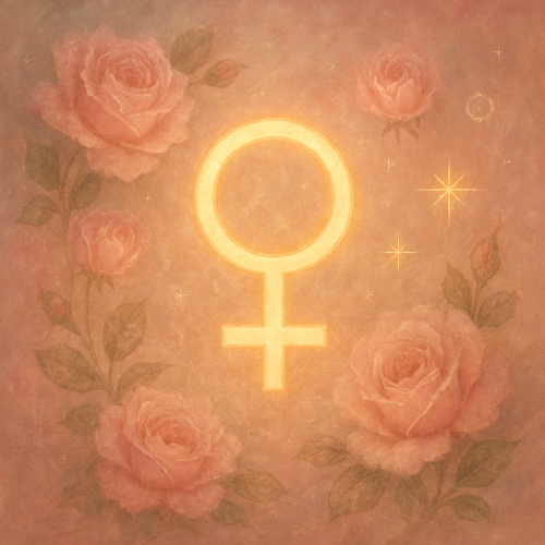 A glowing Venus glyp Oma's Design