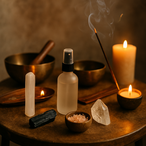 auric cleansing with music and frequencies