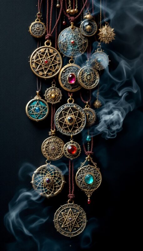 charging amulets Oma's Design