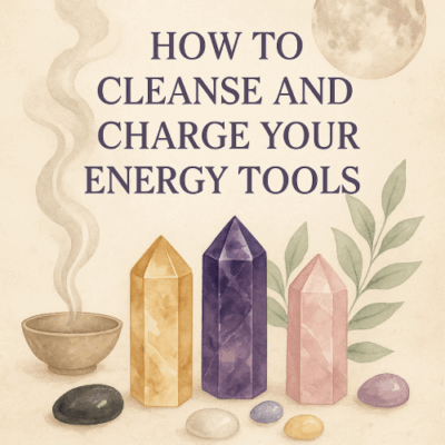 cleanse and charge energy tools
